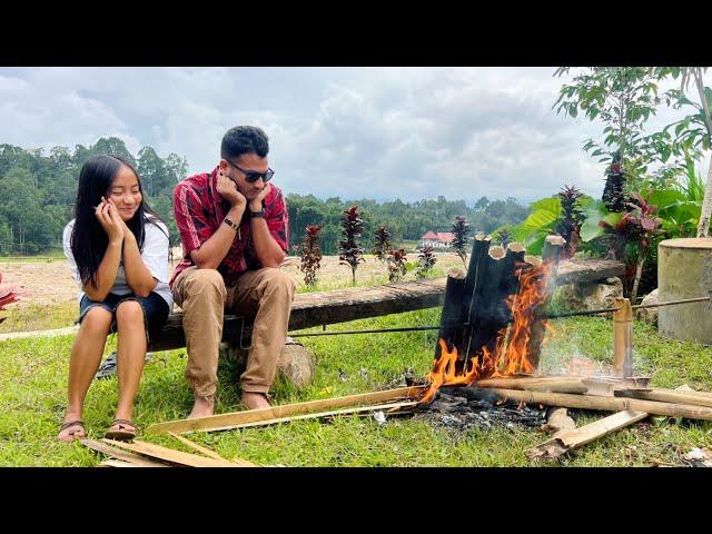 Cooking Pa’piong Bamboo Chicken with local Indonesian people in Toraja | Deepak Aapat