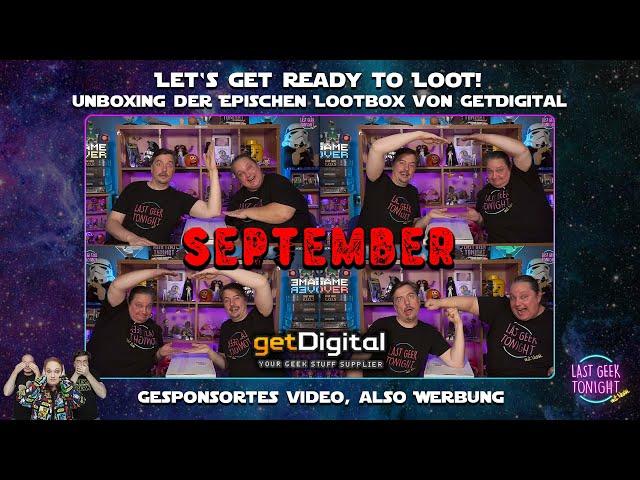 GetDigital Lootbox September 2024 - Unboxing der epischen Lootbox - Let's get ready to LOOT