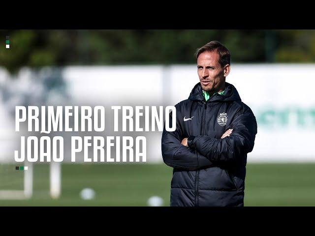 Primeiro treino da nova equipa técnica!