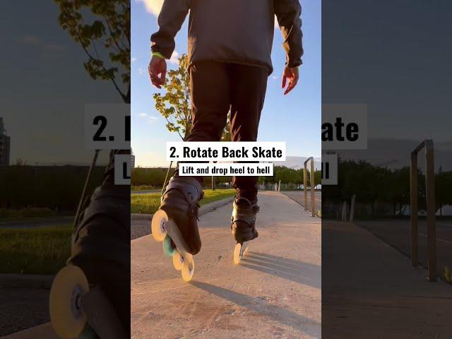 Do This To Skate Backwards  #skating #tips #freestyle #shorts
