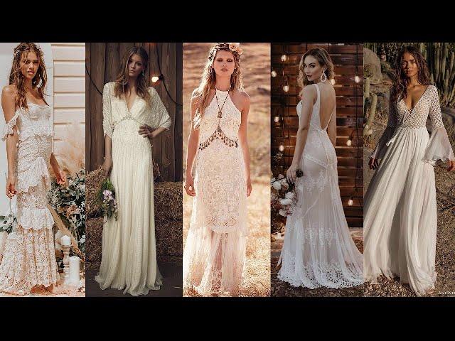 50 Bohemian Wedding Dresses - Embrace the Free-Spirited Elegance | Boho Wedding Dress