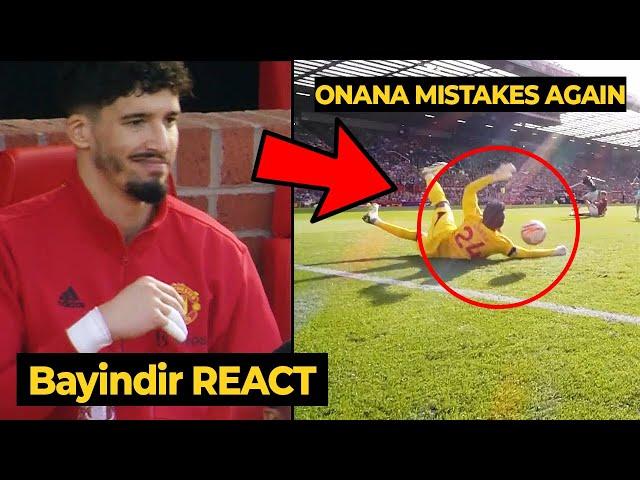 Altay Bayindir REACTION after Onana make mistakes again | Manchester United News