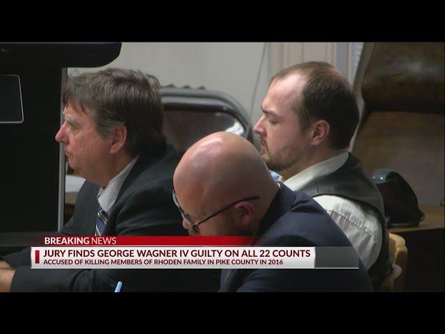 George Wagner IV guilty on all charges in Rhoden family massacre