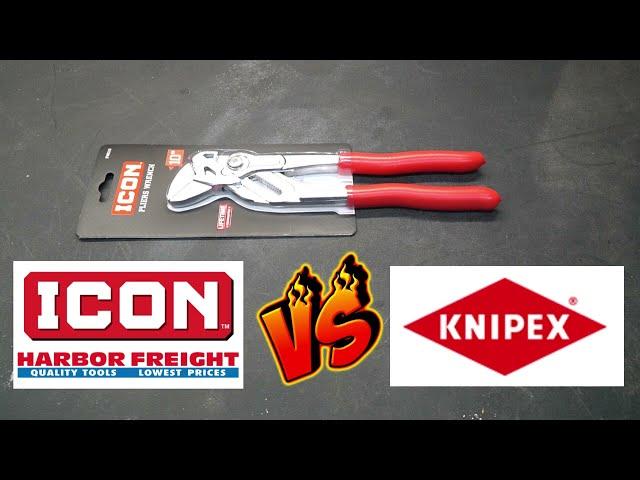 Harbor Freight Icon Pliers Wrench VS Knipex Pliers, which is better? A Tool Showdown!