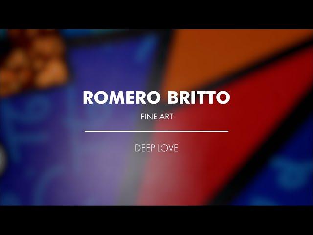 Deep Love | Limited Edition Print | 36in x 60in | Romero Britto Fine Art