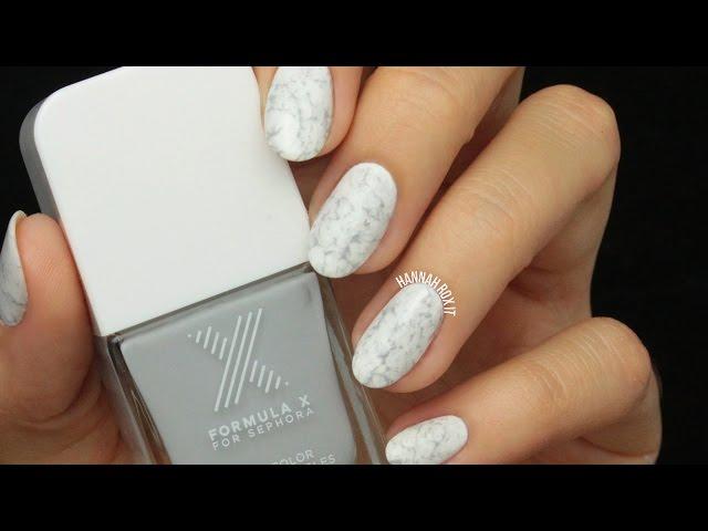 EASY Stone Marble Nail Art