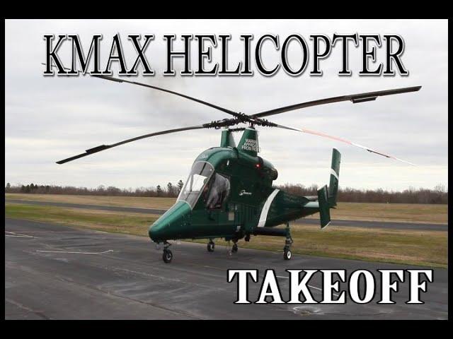 KMAX Helicopter Takeoff