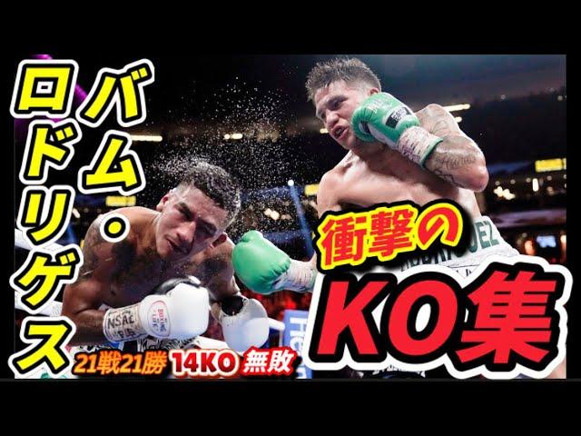 【井上尚弥はどう戦う！？】ジェシー・"バム"・ロドリゲス KO集