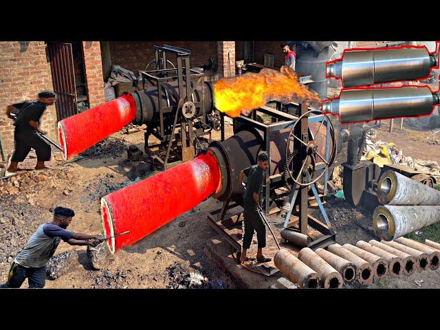 Manufacturing process Flour Mill roller in factory ||How Flour roller shaft are made||