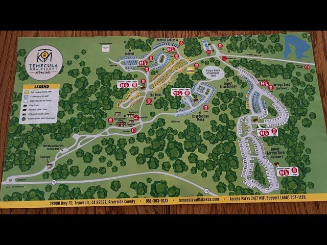 Vail Lake KOA Campground - Temecula, Ca - CAMPGROUND TOUR