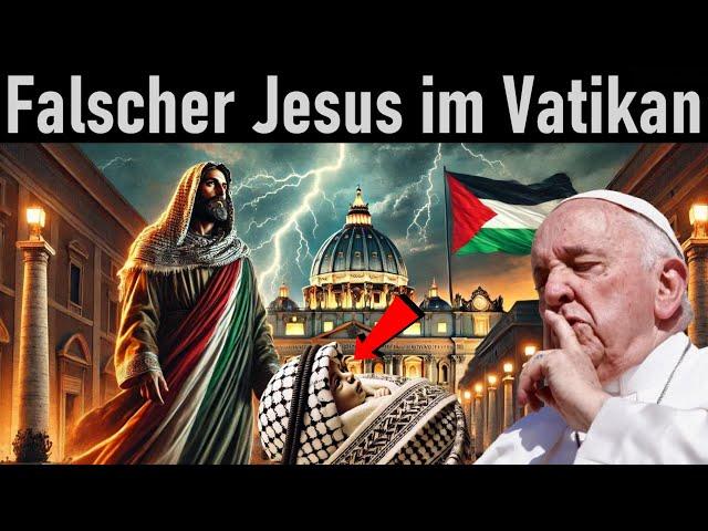 Endzeit-News  Papst betet Jesuskind im Palästinensertuch an | Lügen über Jesus