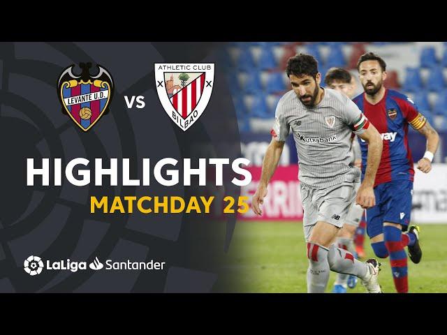 Highlights Levante UD vs Athletic Club (1-1)