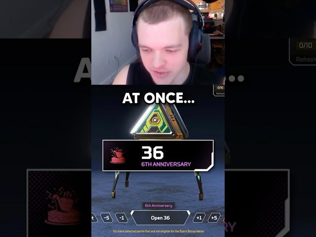 Opening 36 Apex Heirloom Packs at Once #shorts