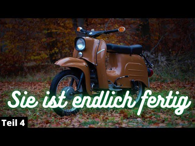  Die SCHWALBE ist FERTIG  | Vergaser einstellen | Teil 4 | Simson Kr51/2 | Projekt Schwalbe #5