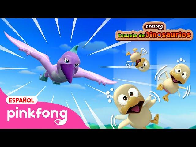 Pete el Pteranodonte | ¡Yo Vuelo Rápido por el Aire! | Pinkfong Escuela de Dinosaurios