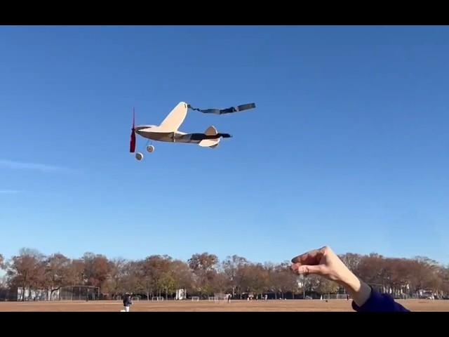 Rubber-Powered Model Airplanes in NYC, November 2024