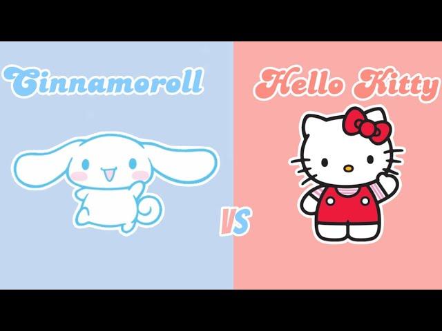 ˗ˏˋ  cinnamoroll vs hello kitty  ˎˊ˗ // cinnamon