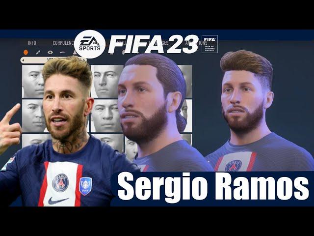 FIFA 23 - Create Sergio Ramos Pro Clubs (Face Creation)