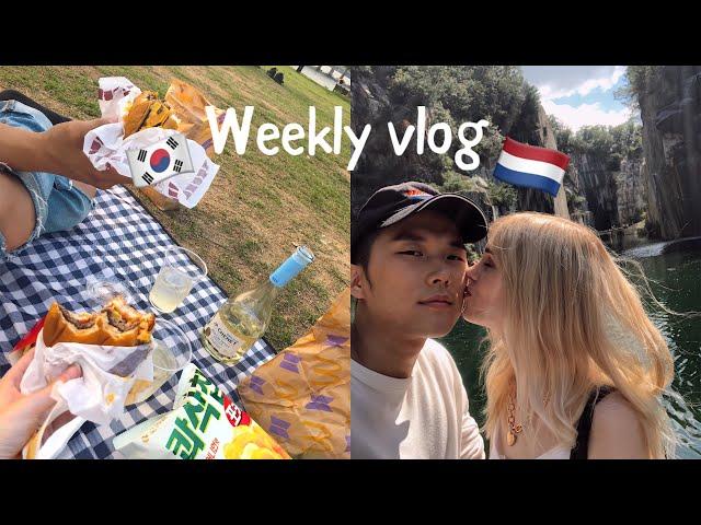 AMWF 국제커플 | WEEKLY SEOUL VLOG + Picnic