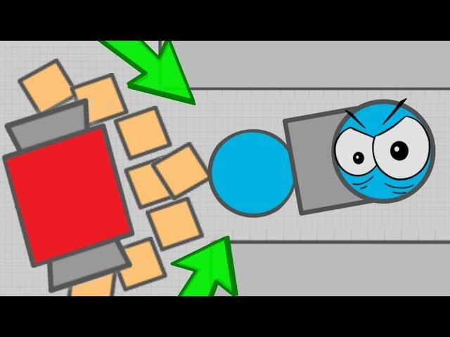 DIEP.IO FUNNY TROLLING TEAMS // NEW TOP FUNNIEST MOMENTS FT WORMATE.IO CRAZY WORM Vs 4 WORMS