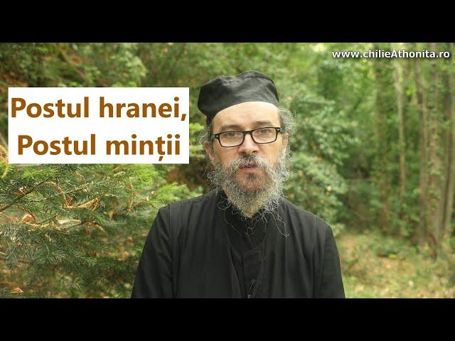 Postul hranei, postul minții - p. Teologos