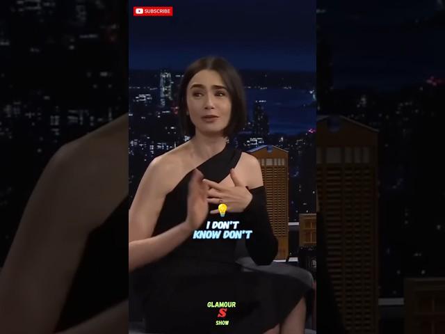 Lily Collins Wants More | Jimmy Fallon #shorts #ytshorts #youtubeshorts  #video #comedy #funny