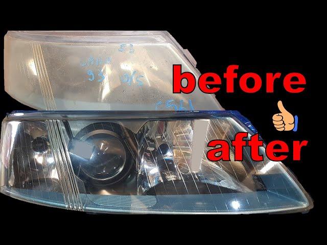 How To Restore My Headlights to AS NEW