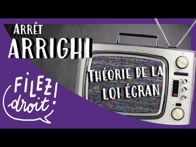 Arrêt Arrighi : La Théorie de la Loi-Écran (Conseil d'Etat, 6 novembre 1936)