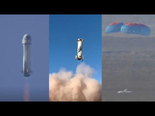 Blue Origin NS-28 New Shepard launch and landing