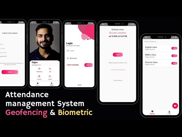 Attendance management app in android studio