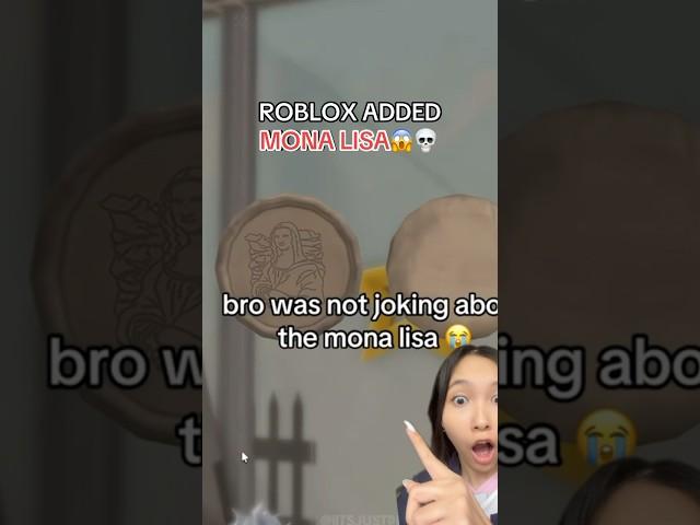 Roblox Squid game added MONA LISA COOKIE?! CR: @iitsjustpinkk #roblox #robloxshorts