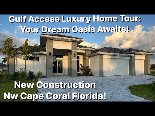 Gulf Access Luxury Home: New Construction Home For Sale In Nw Cape Coral Florida!