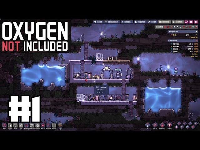 Let's Look at Oxygen Not Included #1 Funny Stuff! Free Weekend Ahead! (Gameplay, Introduction)