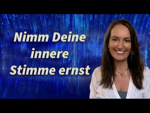 Nimm Deine innere Stimme ernst. Erfahrungen mit der geistigen Welt. Sandra bei Christiane Hansmann