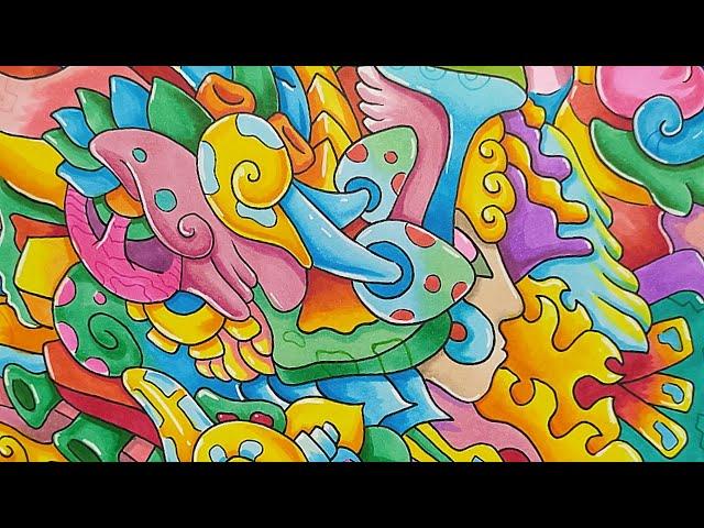 Mind-Melting Art Timelapse: Watch This Psychedelic Doodle Evolve !