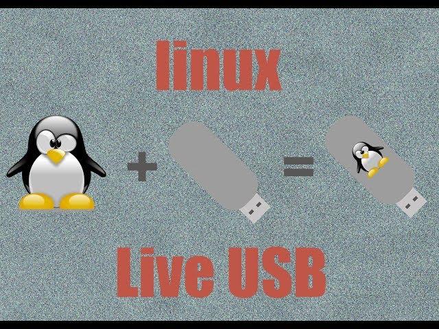 How to create a live linux USB