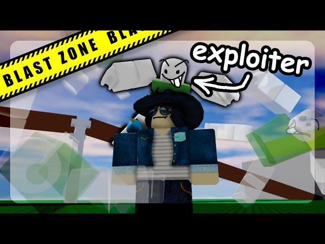 There's ALREADY an exploiter on Blast Zone?!? (ROBLOX Blast Zone)