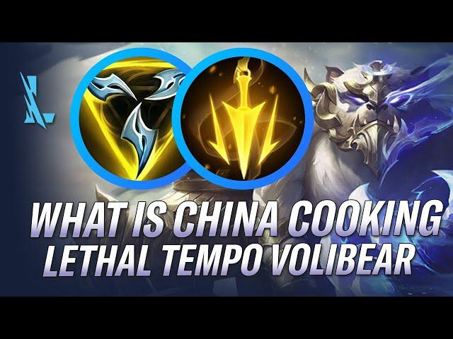 WHAT IS CHINA COOKING?! NEW LETHAL TEMPO VOLIBEAR BUILD | RiftGuides | WildRift