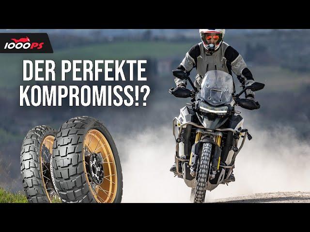 Das kann Dunlops erster 50-50-Reifen für Reiseenduros - Dunlop Trailmax Raid Test 2023