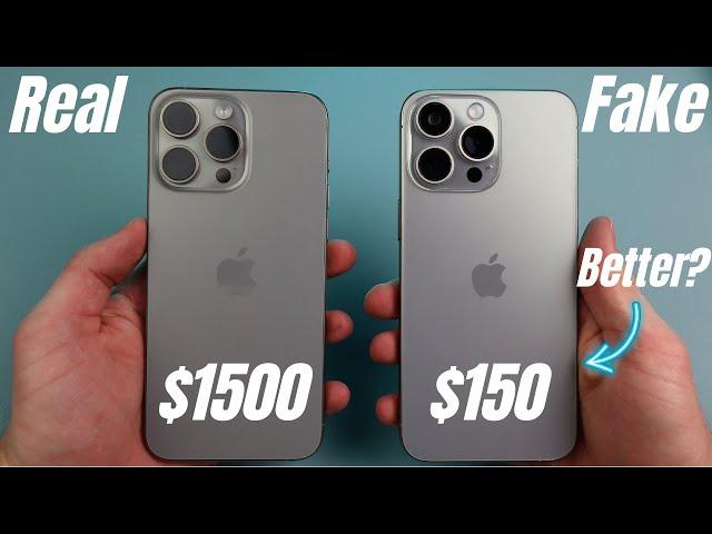 Fake IPhone 15 Pro BETTER than the REAL???