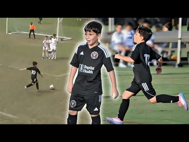 Mateo Messi | Two Goals ️ | inter miami- U10