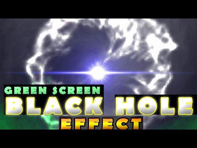 Black Hole Portal Effect Green Screen #blackhole