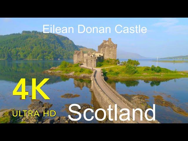 Eilean Donan Castle Scotland United Kingdom in 4K Ultra HD