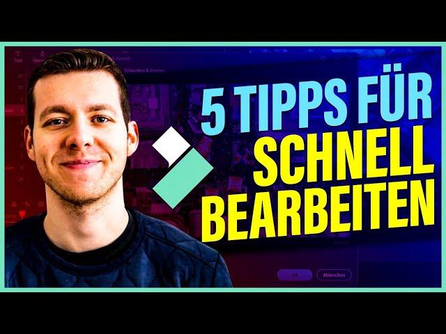 Top 5 VIDEOSCHNITT Tipps für Anfänger | Einfach und Schnell