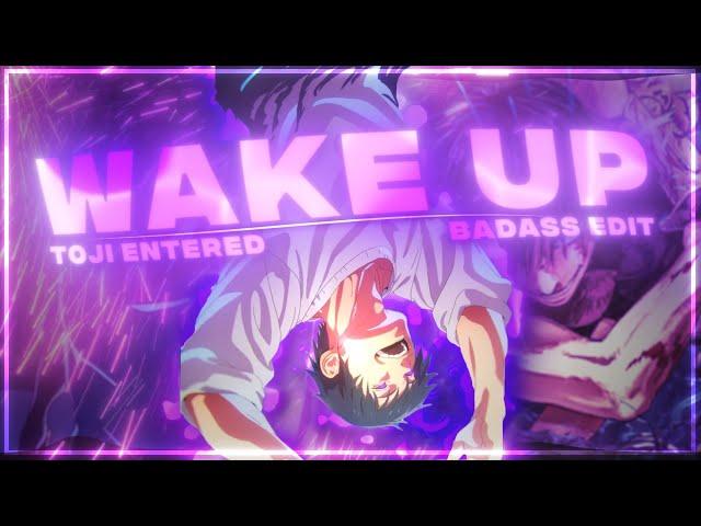 Jujutsu Kaisen - "Toji Fushiguro" Wake up || Badass edit || Diwali Special || #molobreact1