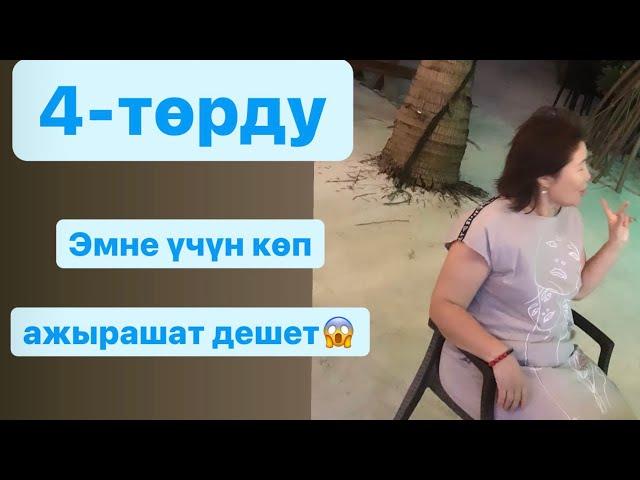 4-төр(4,13,22,31)  эмне учун көп ажырашат?