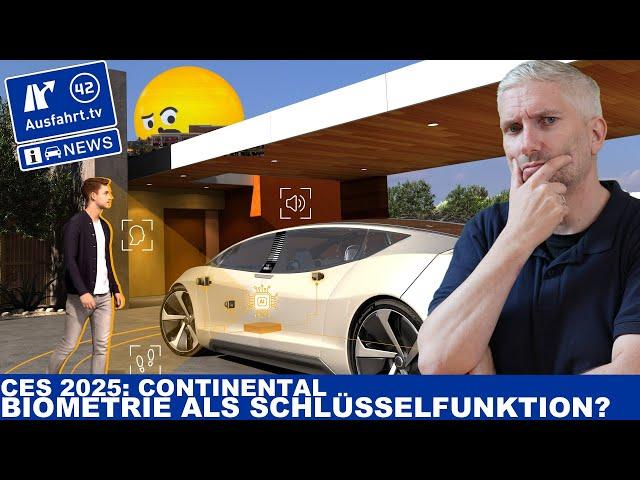 Biometrics as a key technology for smart cars? Continental at CES 2025!