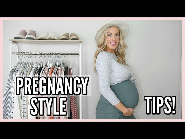 PREGNANCY STYLE TIPS! DRESSING CUTE WHILE PREGNANT | OLIVIA ZAPO