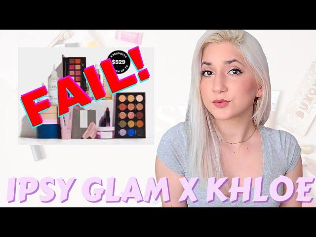 Ipsy Glam Bag X by Khloe Kardashian || First Impressions & Unboxing May 2021 ||  Worst one yet?