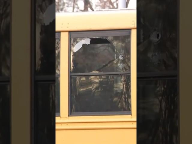 2 students hurt when Charlotte school bus hit by gunfire #crime #news #cltnews